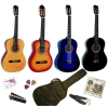 Pack Guitare Classique 3/4 (8-13ans) Pour Enfant Avec 6 Accessoires (sunburst)