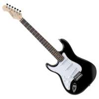 Rocktile Pro ST3-BK-L Guitare électrique pour gaucher (Noir)