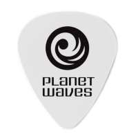 Planet Waves – 1CWH2-10 – Lot de médiators – Celluloïd – Blanc – Light / 0,50mm – 10 pièces (Import Royaume Uni)