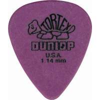 Dunlop – Mediators pour guitares et basses 12 MEDIATORS TORTEX 1.14 MM