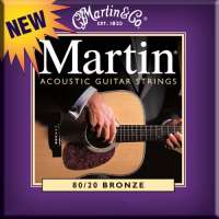 Martin M175 Jeu de cordes pour guitare acoustique Tirant custom light