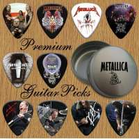 Metallica – Boite Rangement Médiator + Pack de 10 Médiators (T)